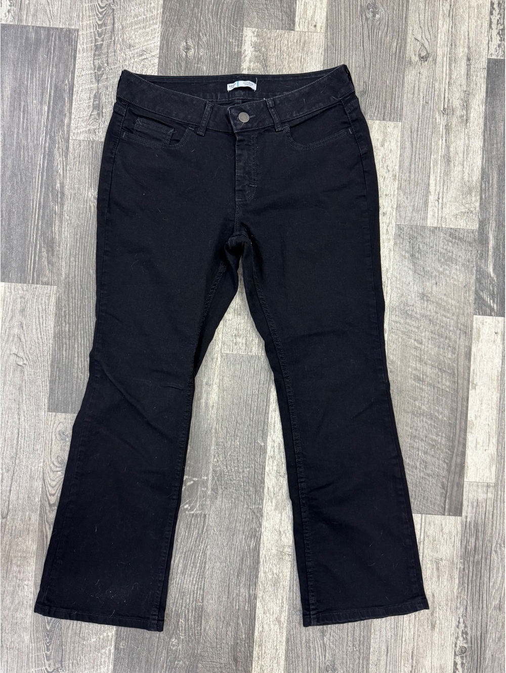 Riders by Lee Mid Rise Bootcut Black Jeans Size 12P